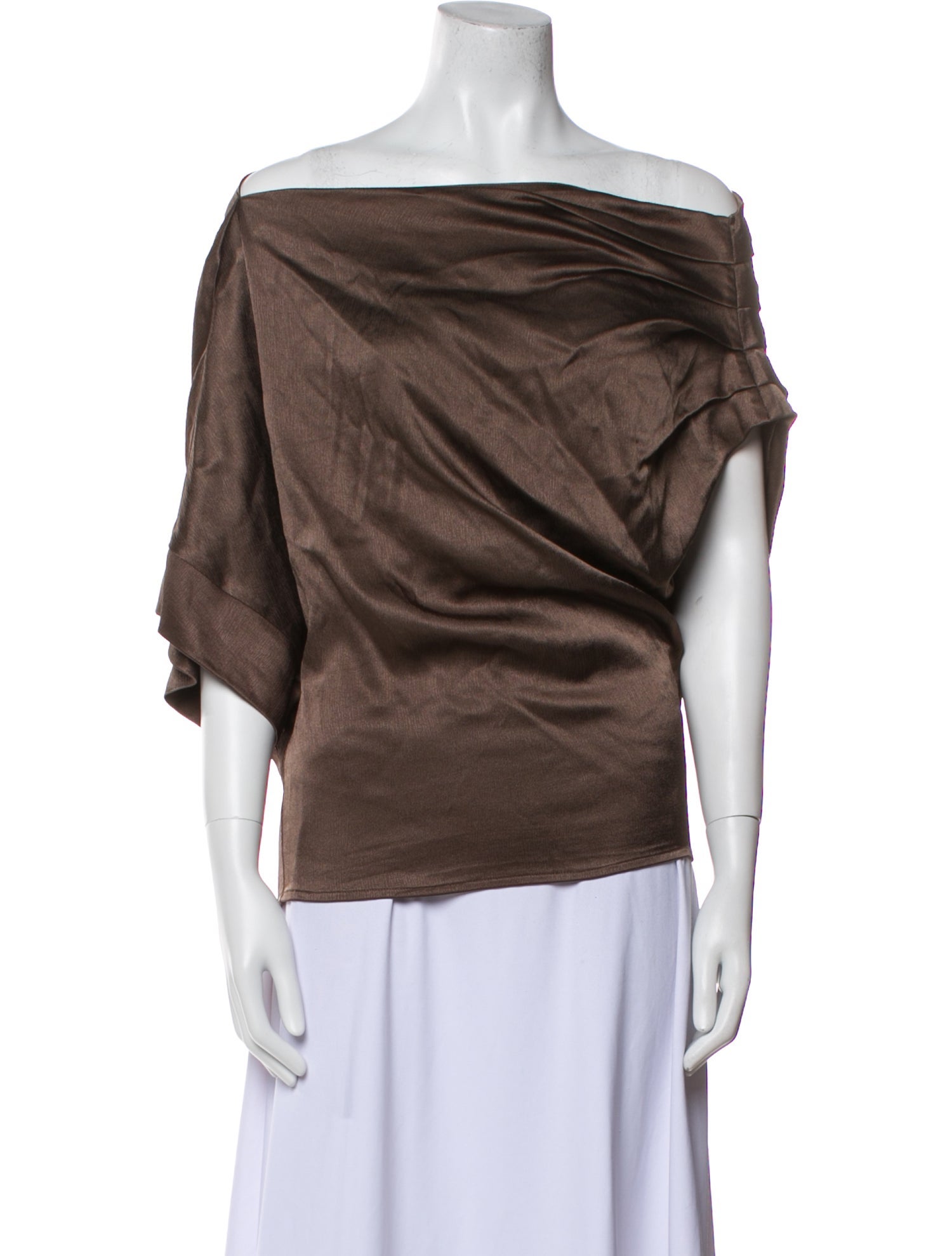 Nonchalant Off-The-Shoulder Short Sleeve Top w/ Tags