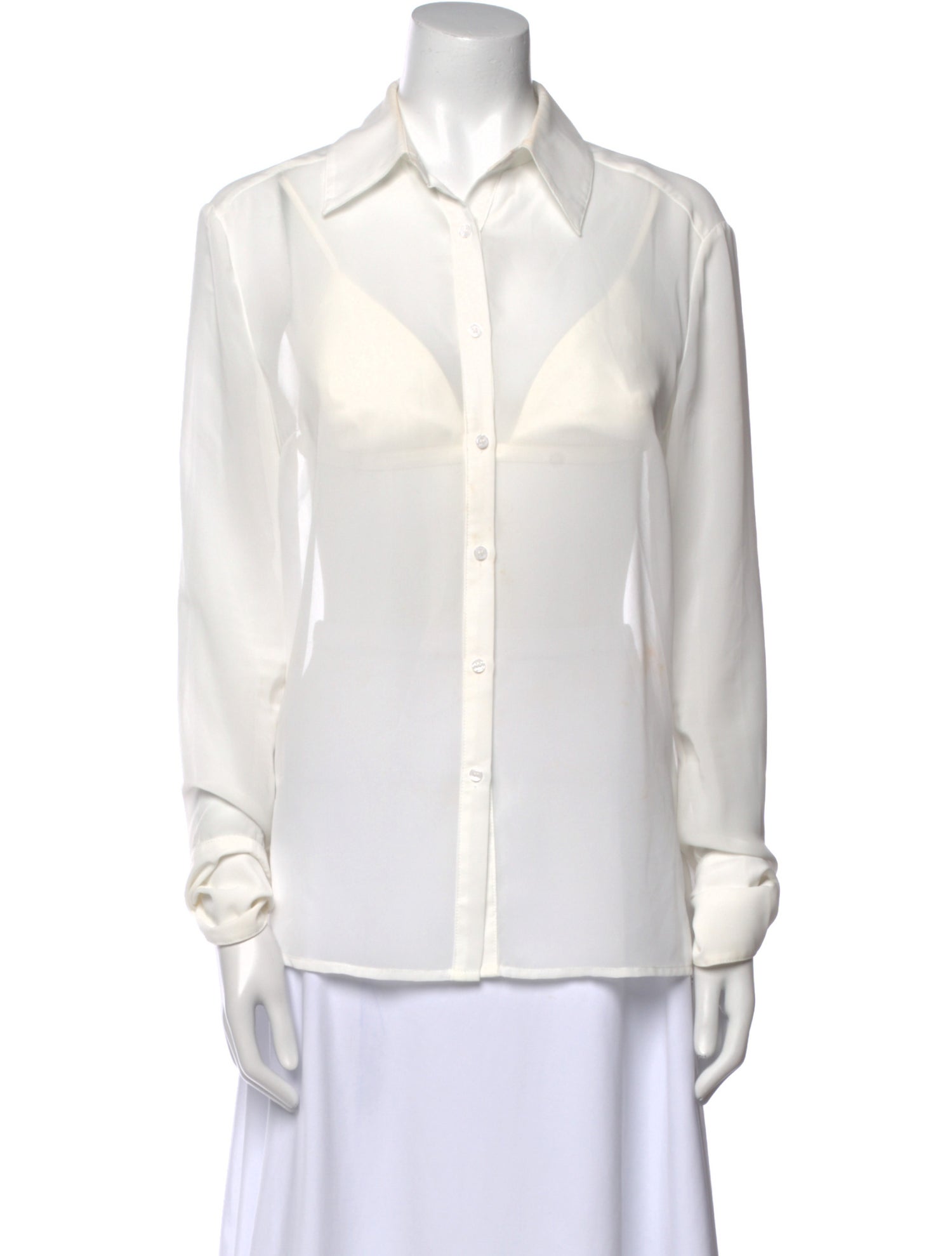 Nonchalant Long Sleeve Button-Up Top