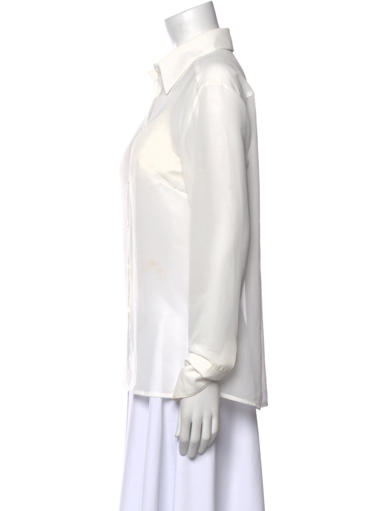 Nonchalant Long Sleeve Button-Up Top