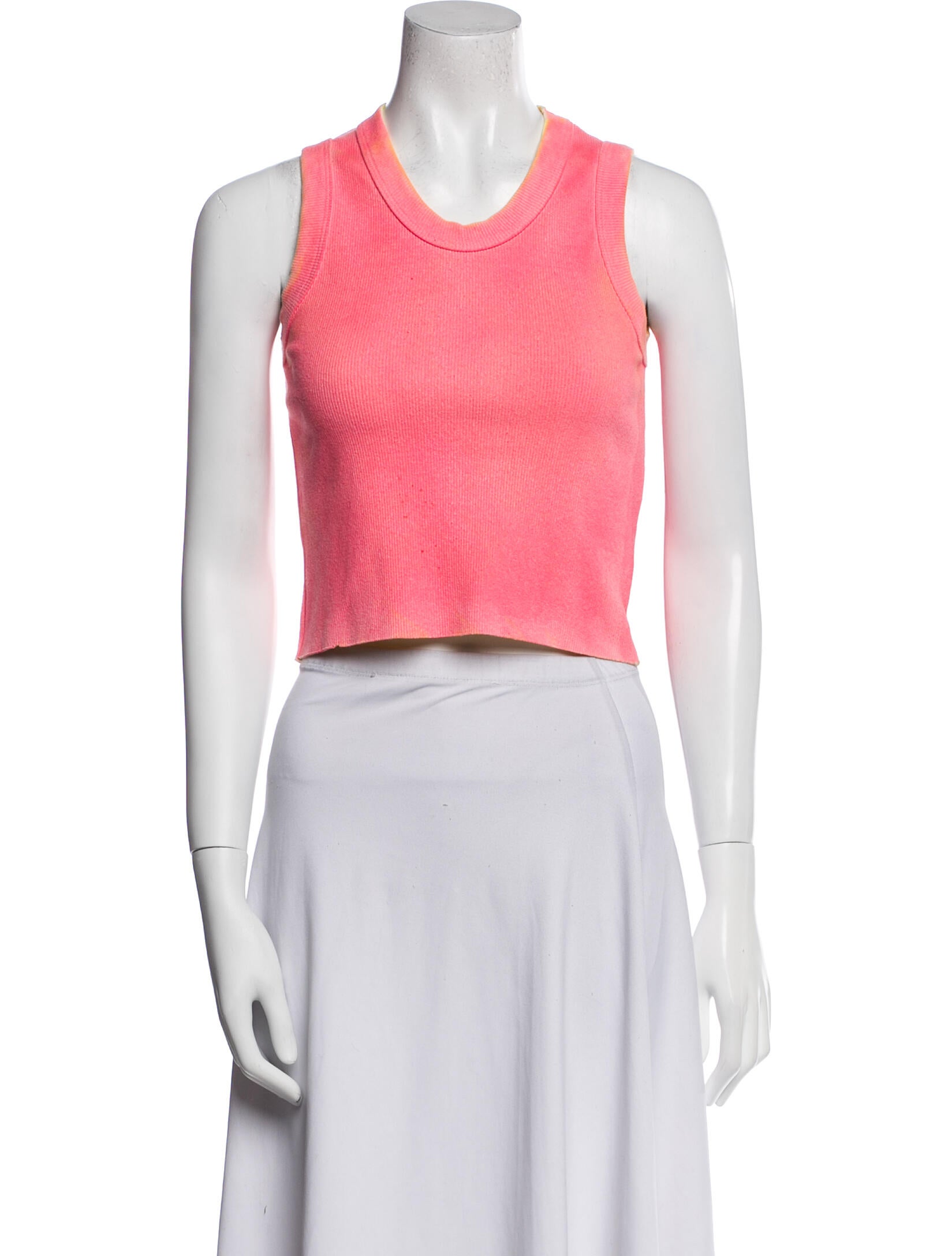 Not So Normal Scoop Neck Sleeveless Crop Top