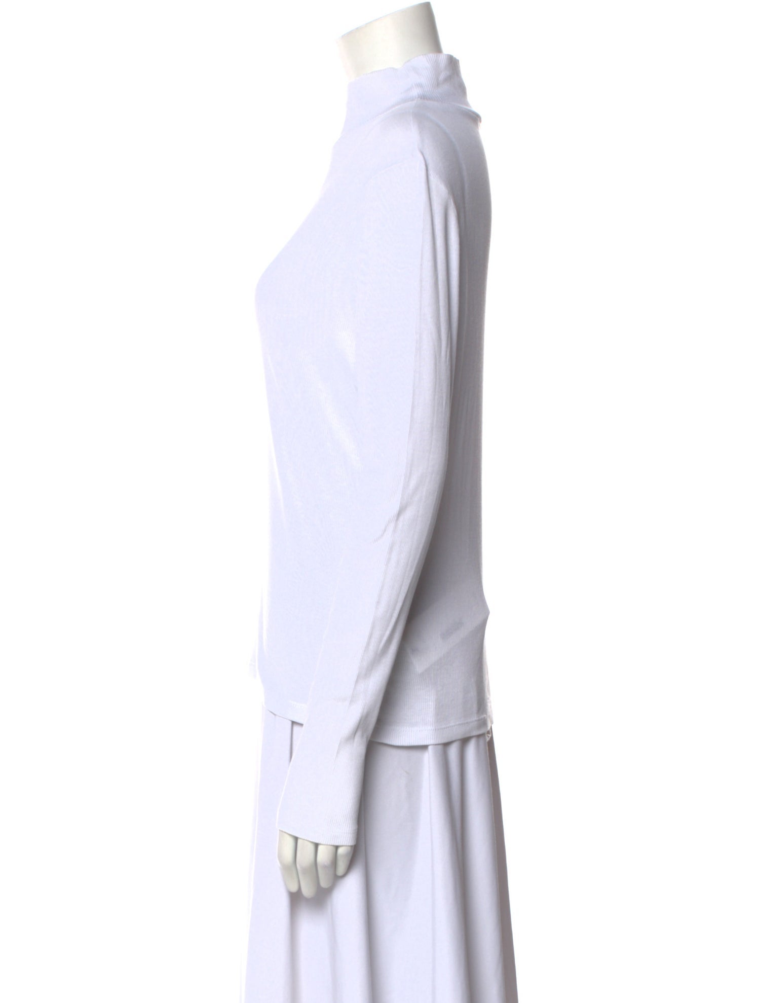 NINETY PERCENT Mock Neck Sweater