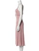 NINETY PERCENT V-Neck Knee-Length Dress