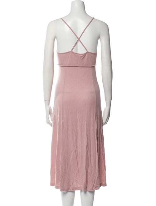 NINETY PERCENT V-Neck Knee-Length Dress