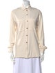 NINETY PERCENT Long Sleeve Button-Up Top