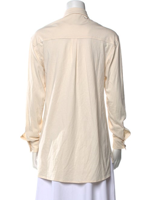 NINETY PERCENT Long Sleeve Button-Up Top