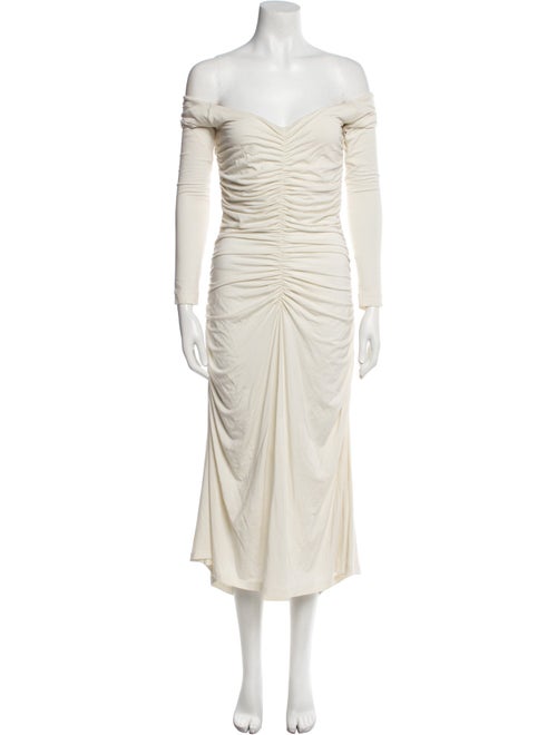 NINETY PERCENT Off-The-Shoulder Long Dress