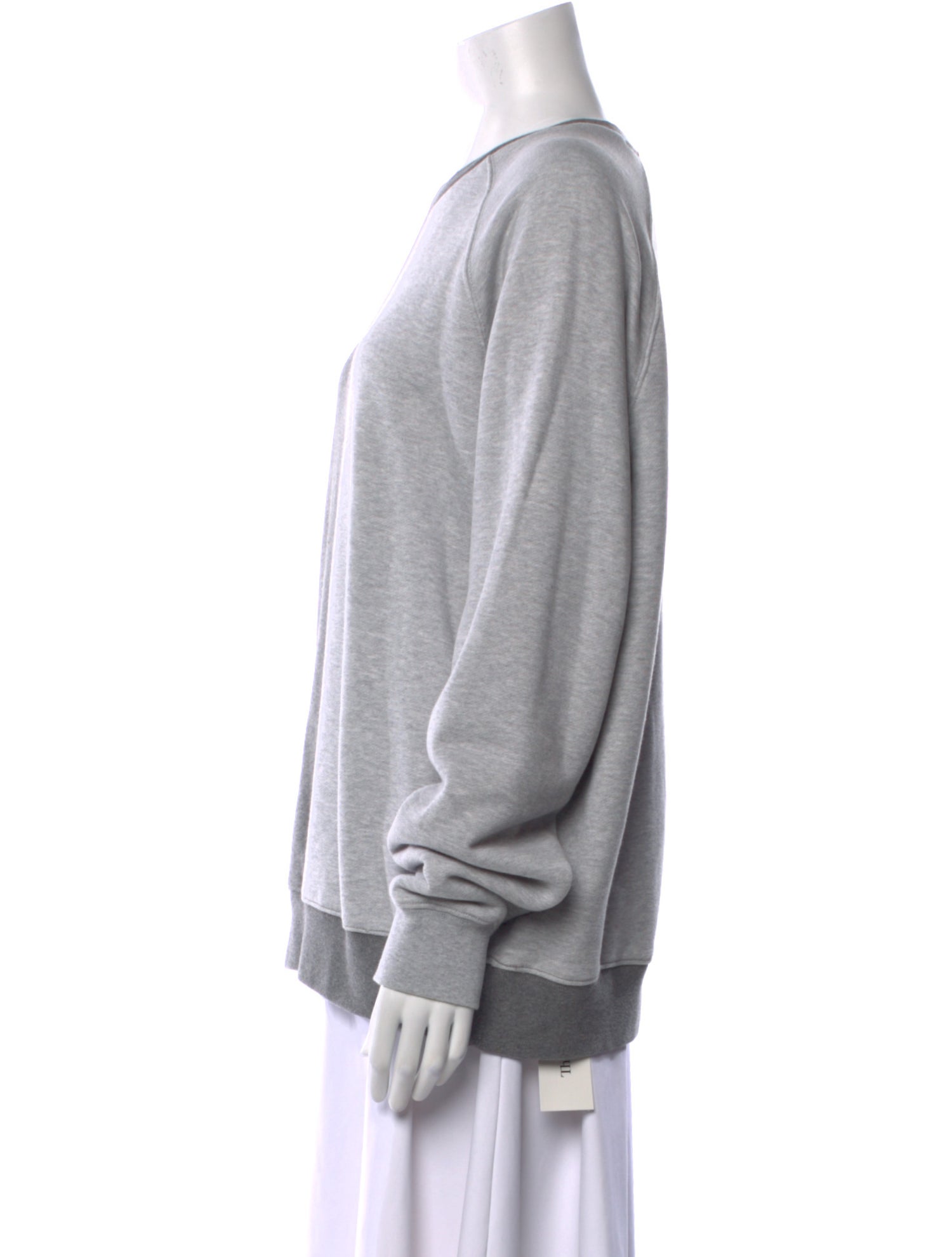 NINETY PERCENT Crew Neck Long Sleeve Sweatshirt