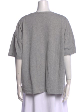 NINETY PERCENT Scoop Neck Short Sleeve T-Shirt