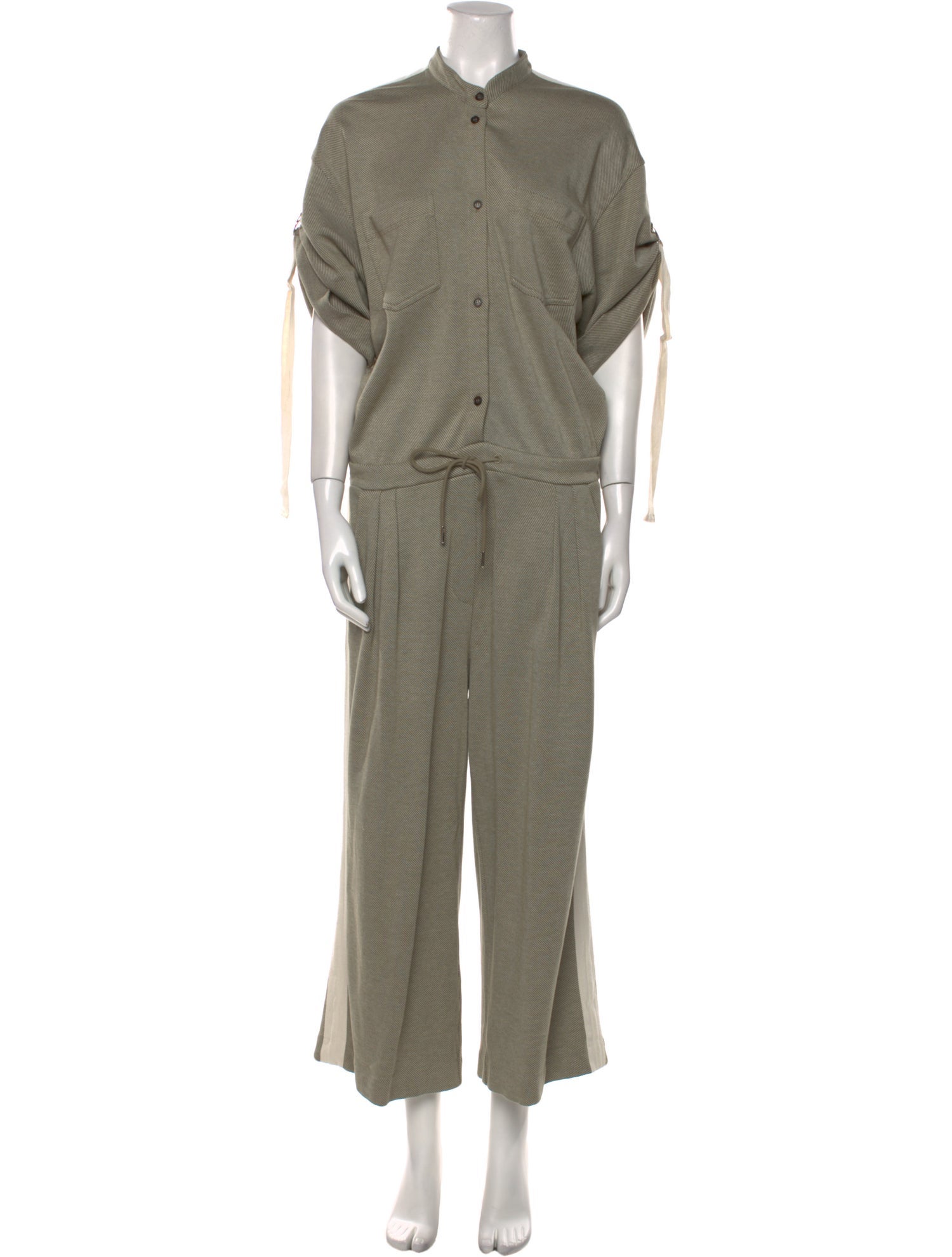 NINETY PERCENT Mock Neck Jumpsuit