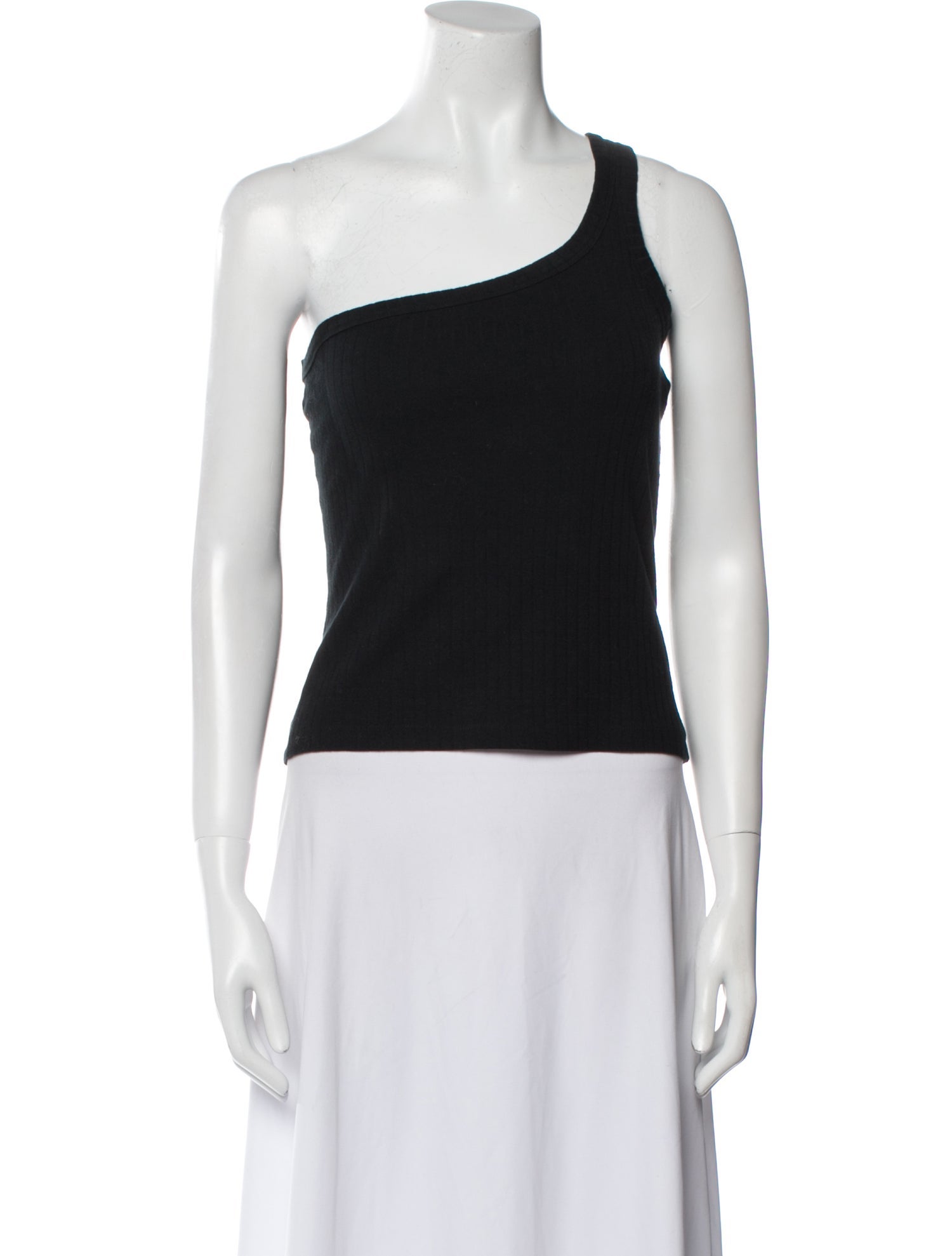 NINETY PERCENT One-Shoulder Sleeveless Top
