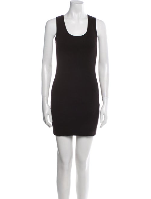 NINETY PERCENT Scoop Neck Mini Dress