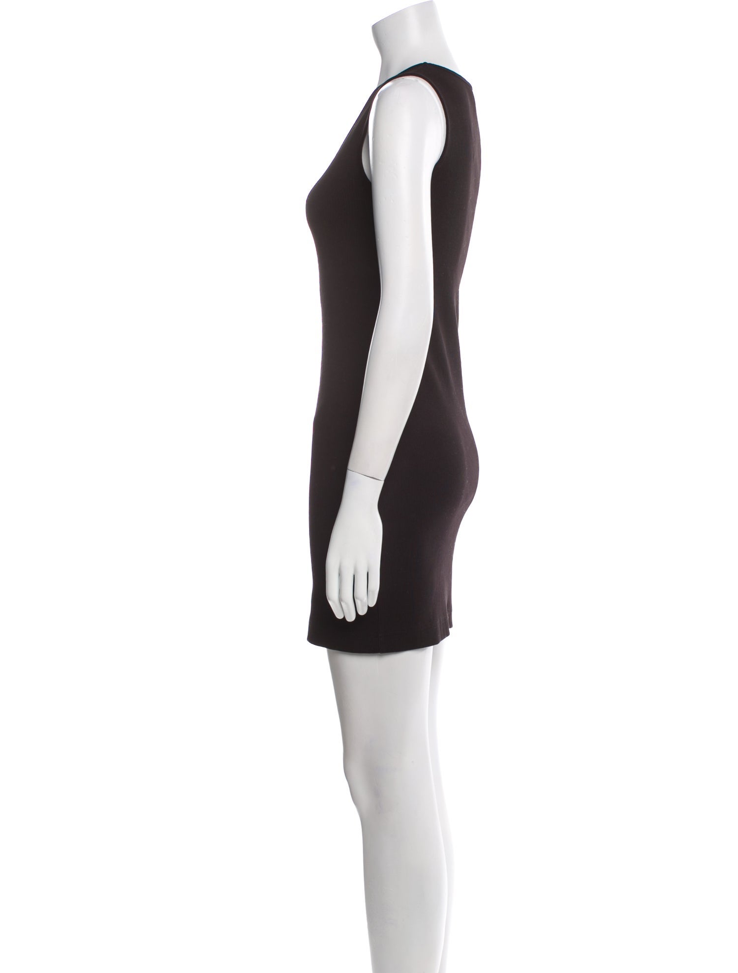 NINETY PERCENT Scoop Neck Mini Dress