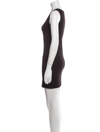 NINETY PERCENT Scoop Neck Mini Dress