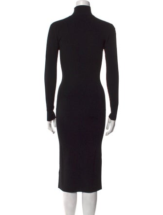 NINETY PERCENT Turtleneck Midi Length Dress
