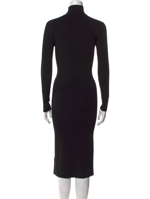NINETY PERCENT Turtleneck Midi Length Dress