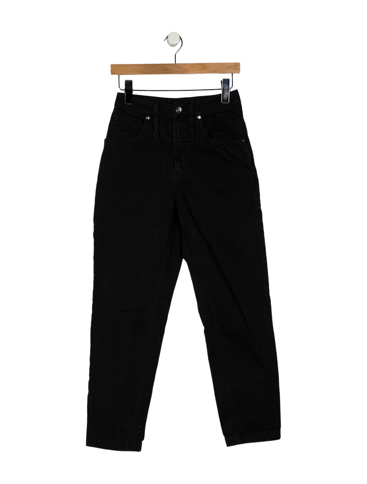 NINETY PERCENT High-Rise Straight Leg Jeans