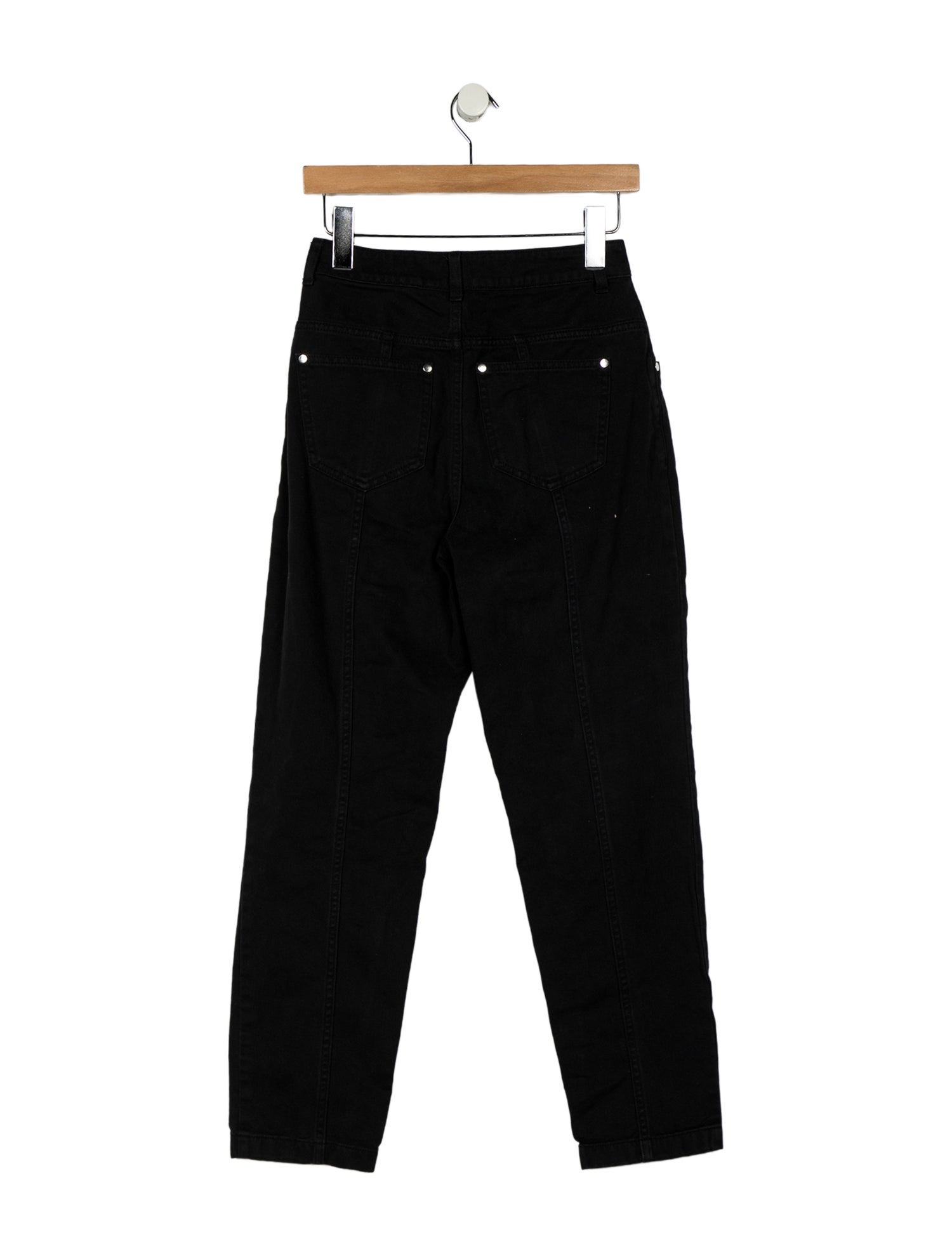 NINETY PERCENT High-Rise Straight Leg Jeans