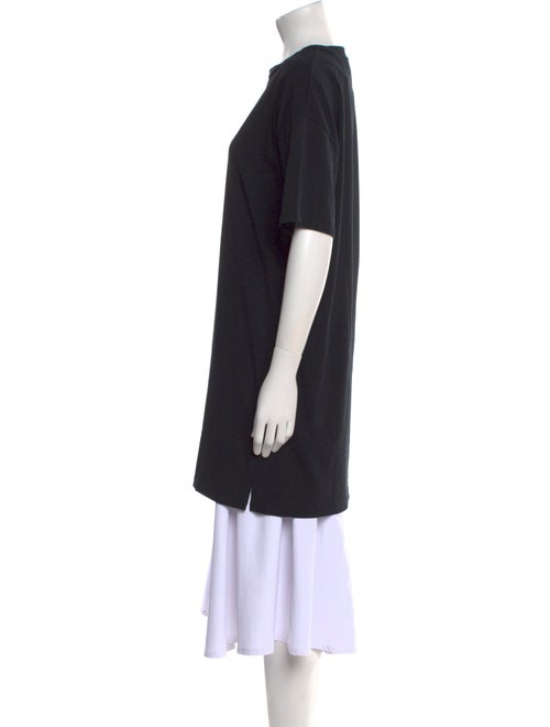 NINETY PERCENT Crew Neck Short Sleeve Tunic