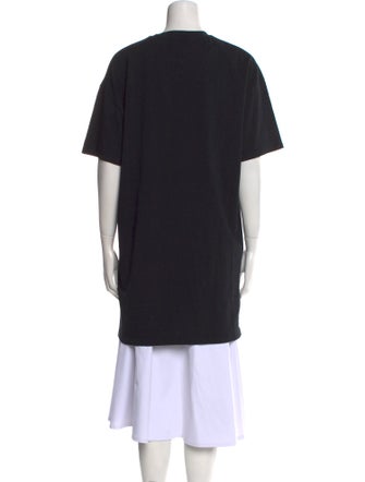 NINETY PERCENT Crew Neck Short Sleeve Tunic