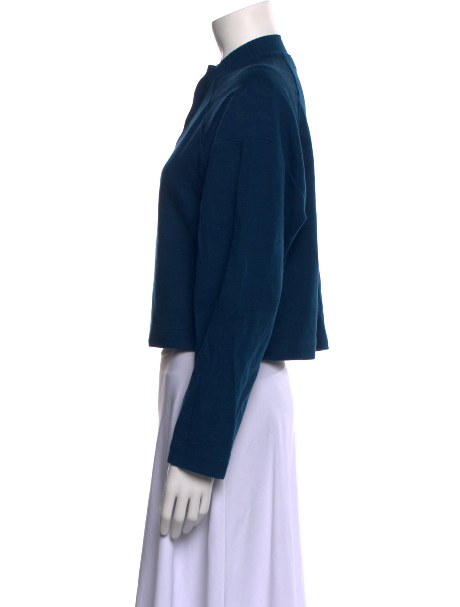 NINETY PERCENT Mock Neck Sweater