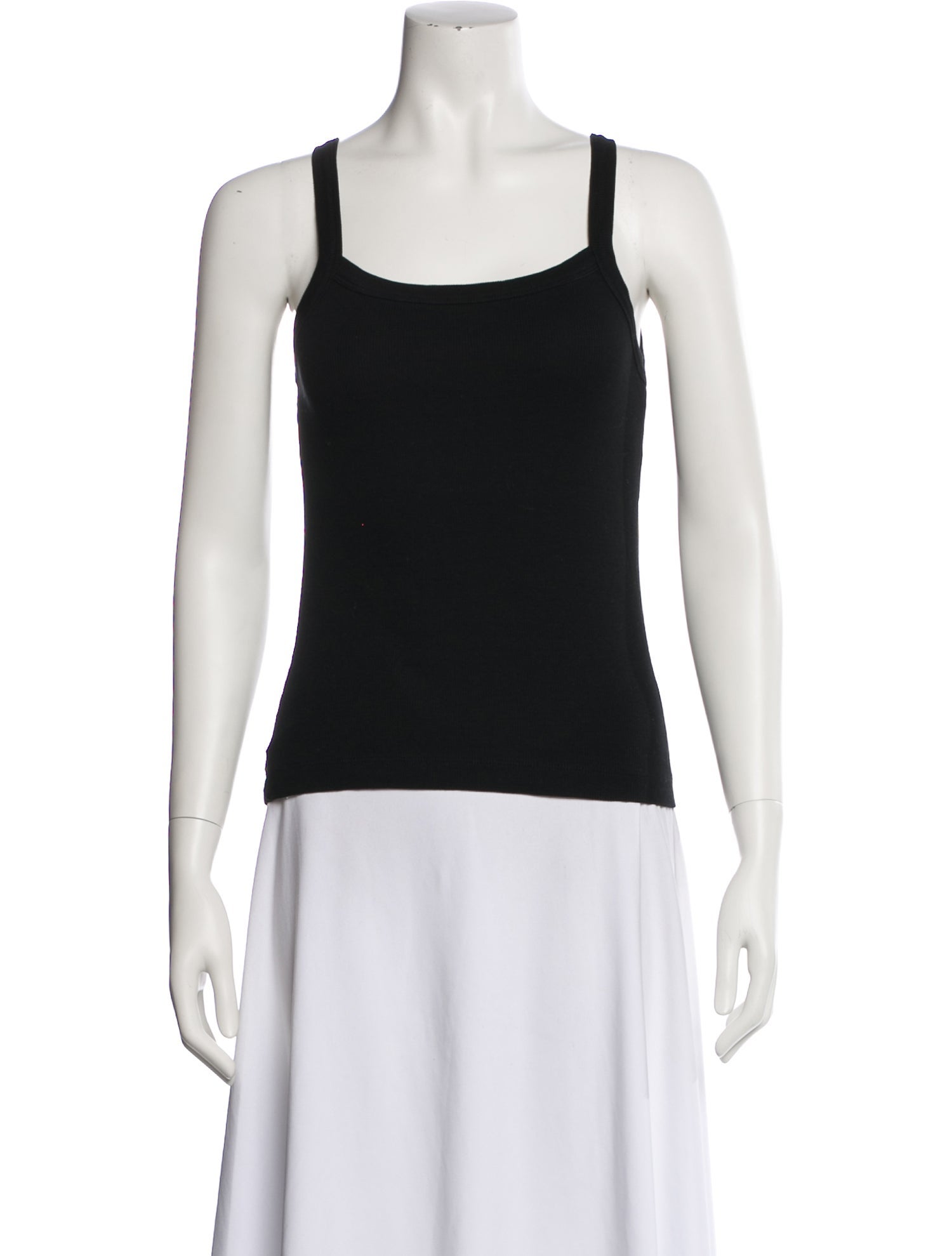 NINETY PERCENT Square Neckline Sleeveless Top