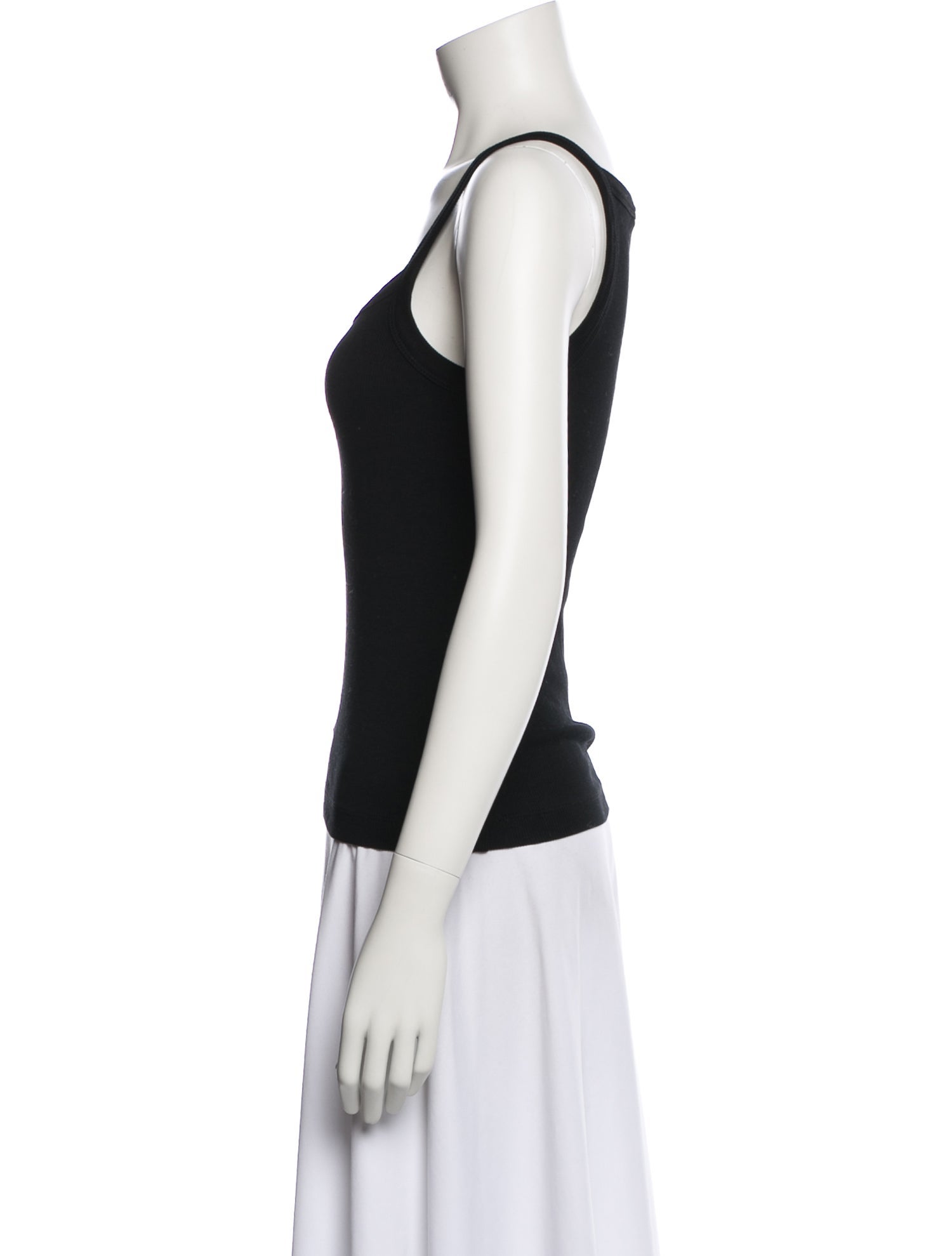 NINETY PERCENT Square Neckline Sleeveless Top