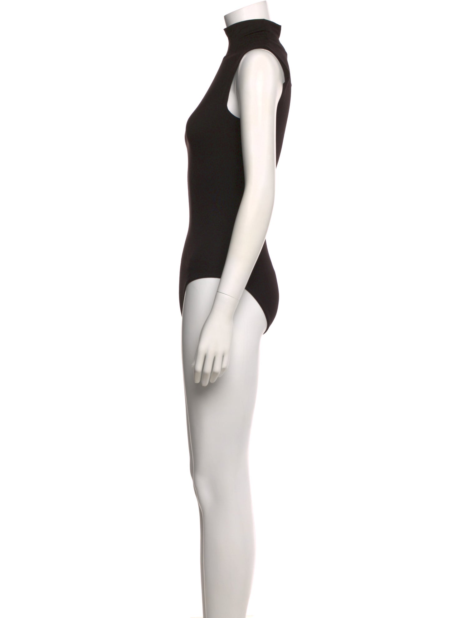 NINETY PERCENT Mock Neck Sleeveless Bodysuit