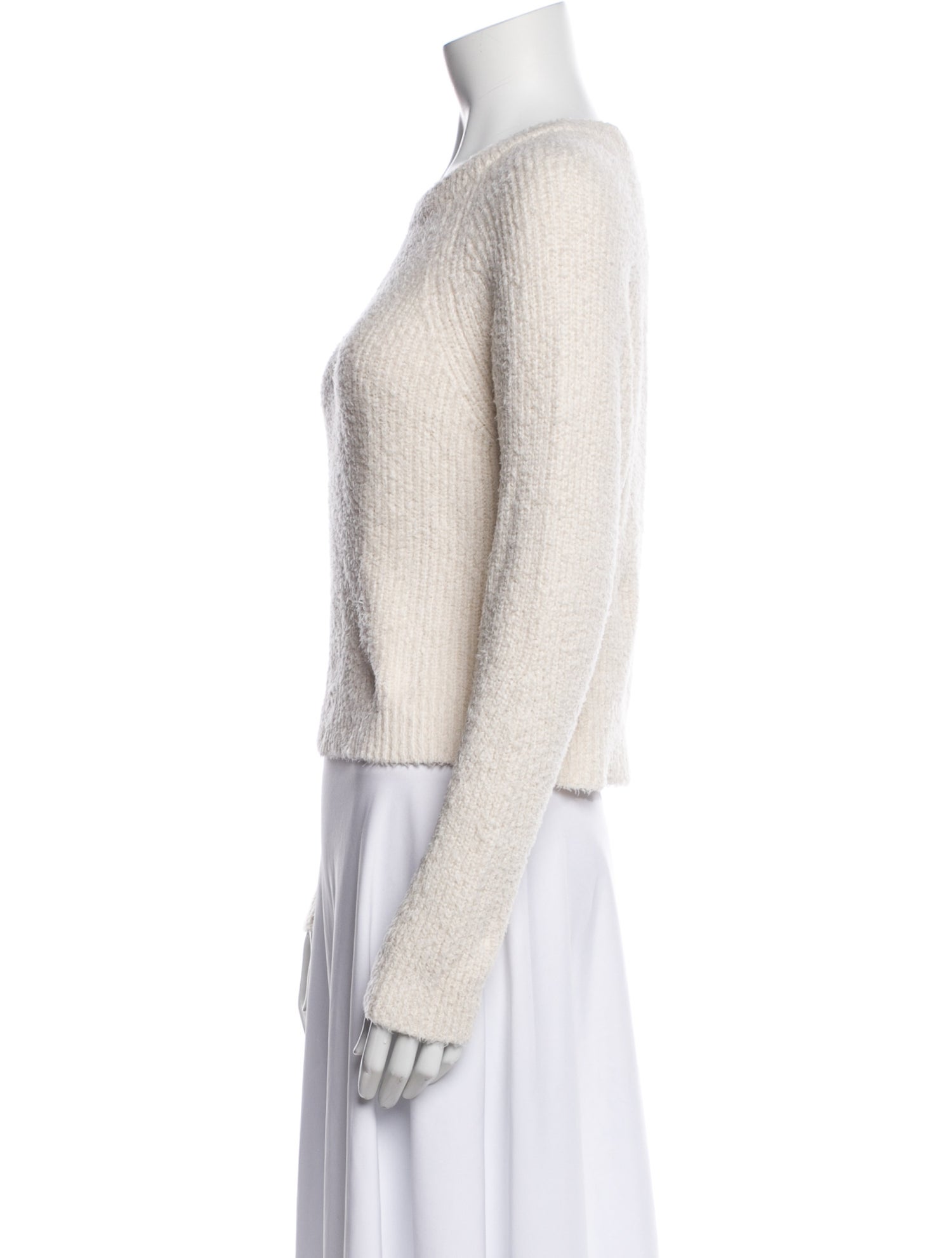 NINETY PERCENT Scoop Neck Sweater