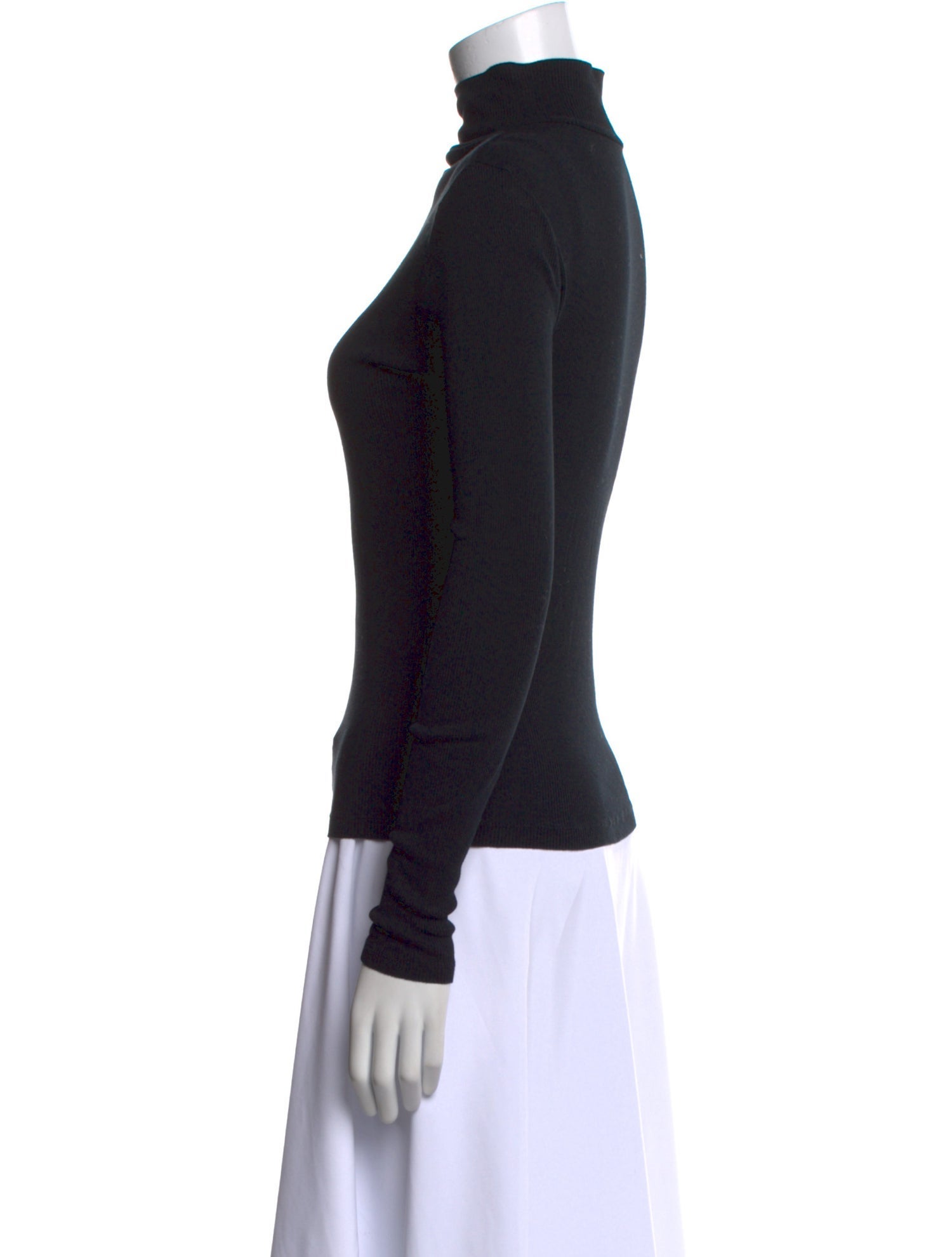 NINETY PERCENT Turtleneck Long Sleeve Top