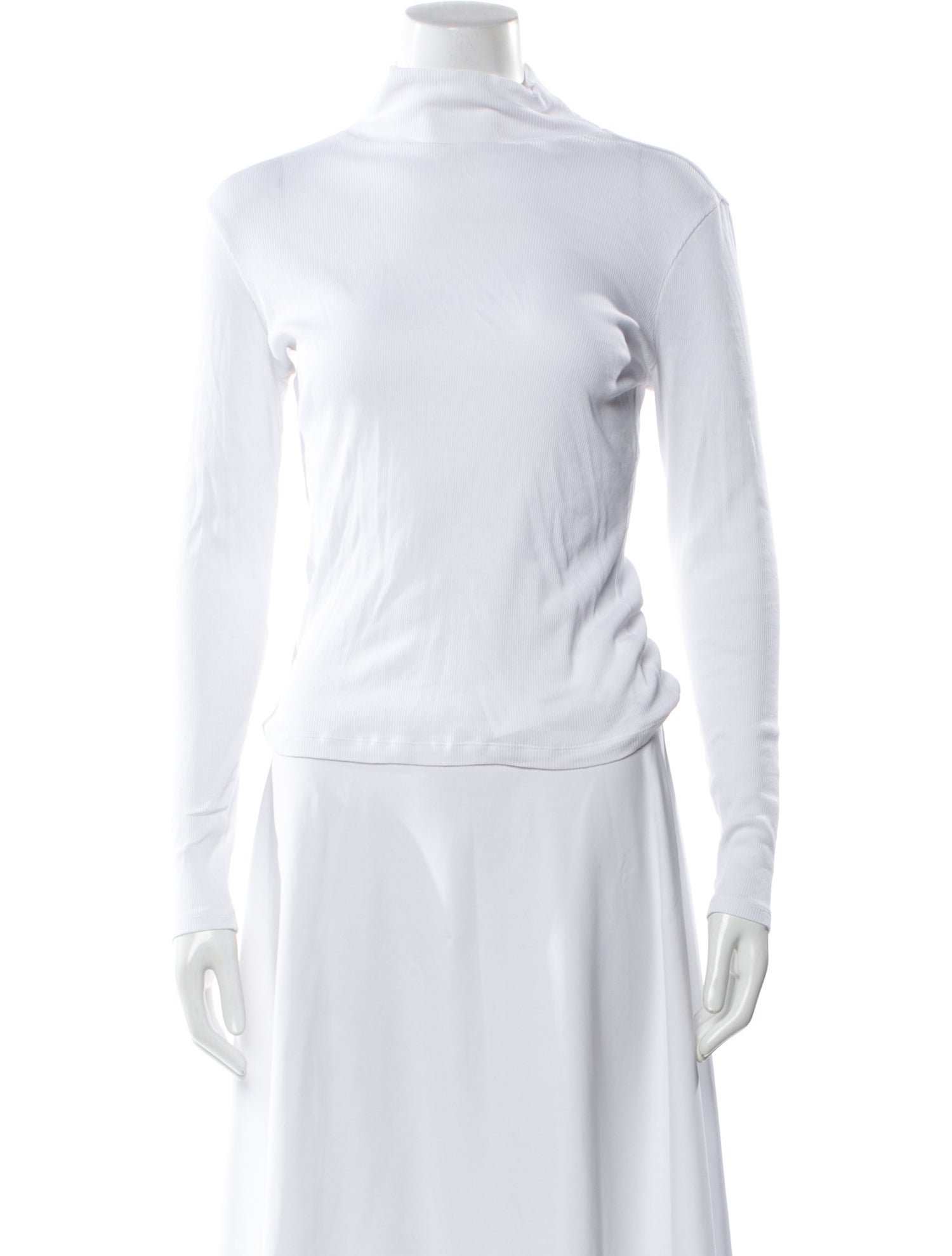 NINETY PERCENT Turtleneck Long Sleeve Top