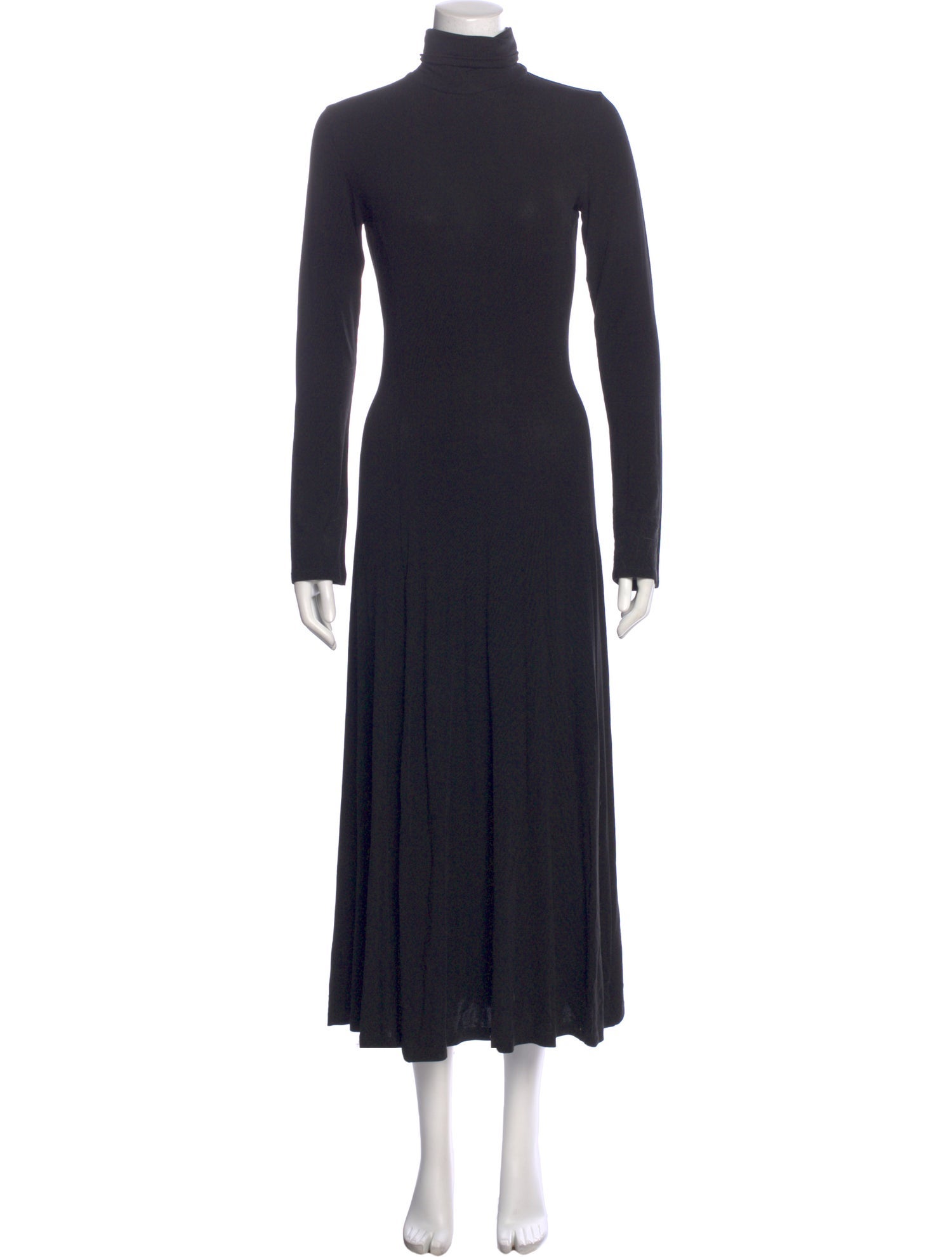 NINETY PERCENT Turtleneck Long Dress