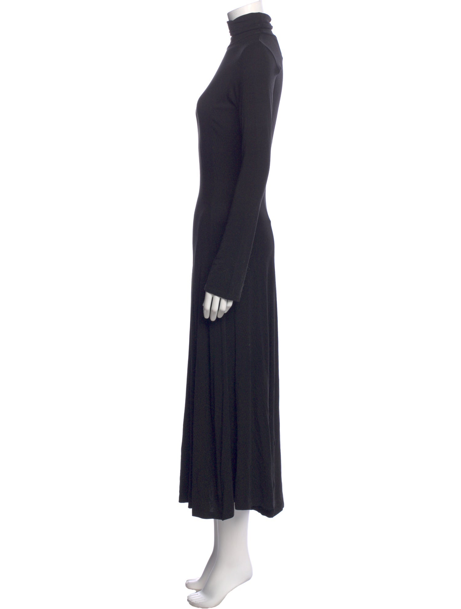 NINETY PERCENT Turtleneck Long Dress