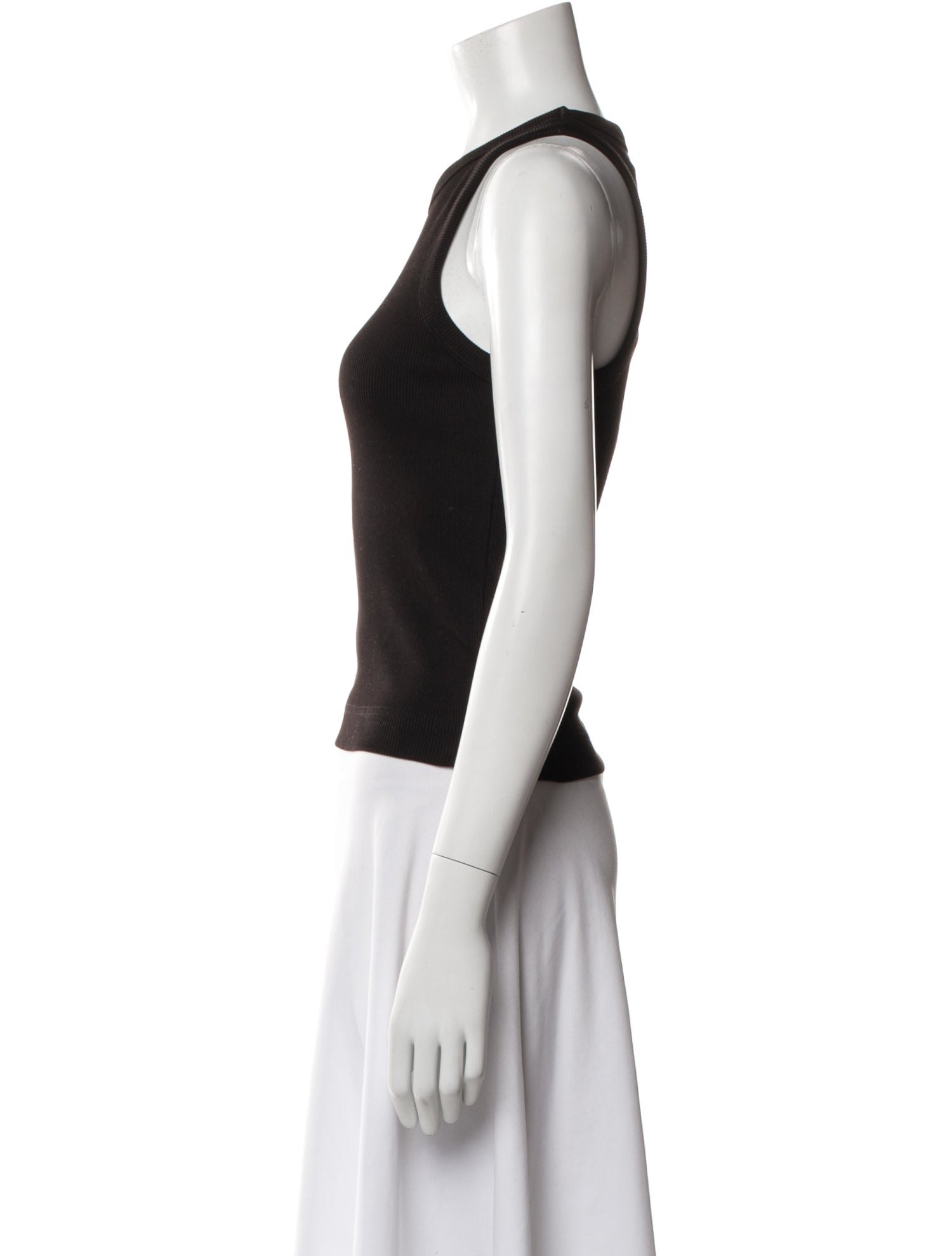NINETY PERCENT Crew Neck Sleeveless Top