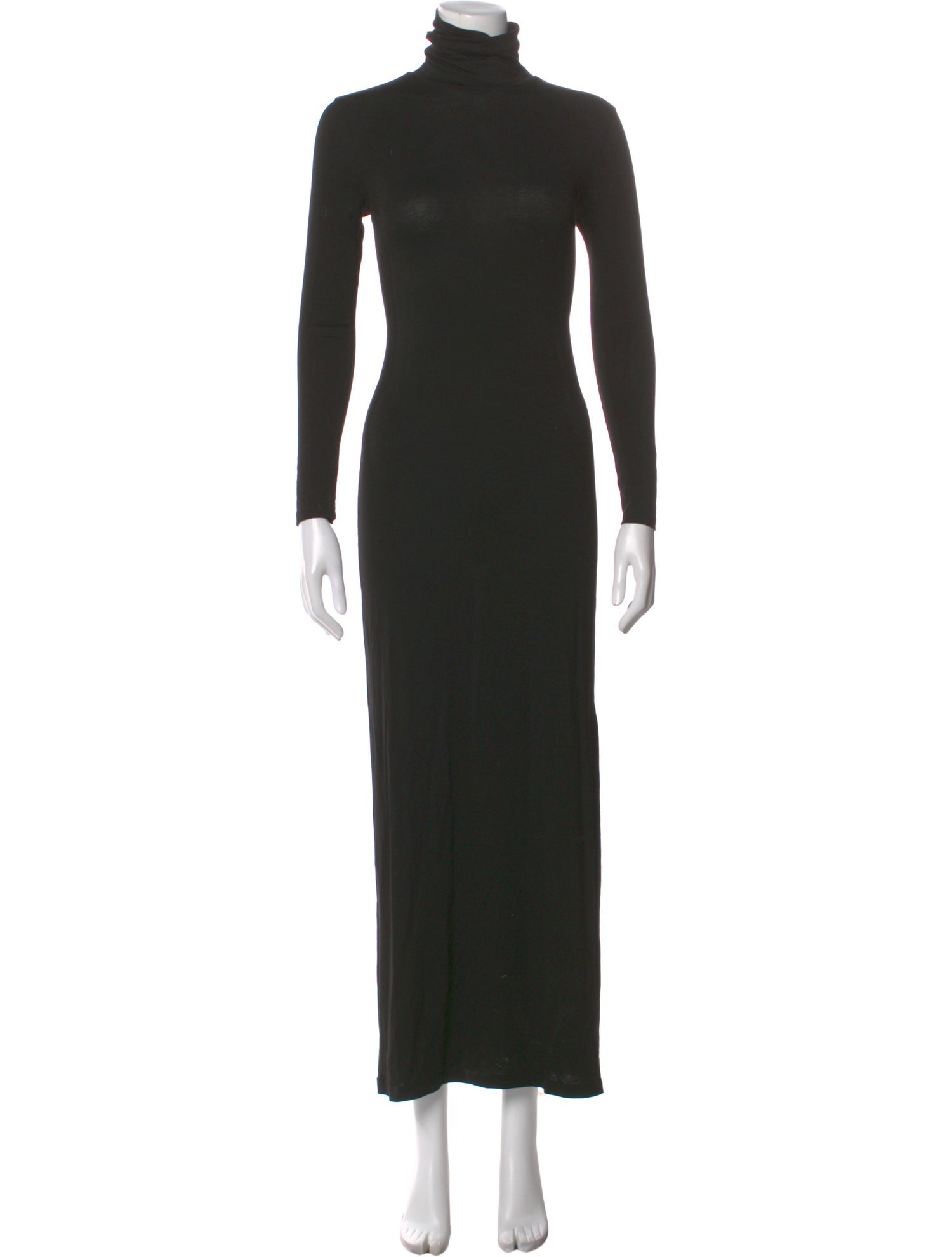 NINETY PERCENT Turtleneck Long Dress