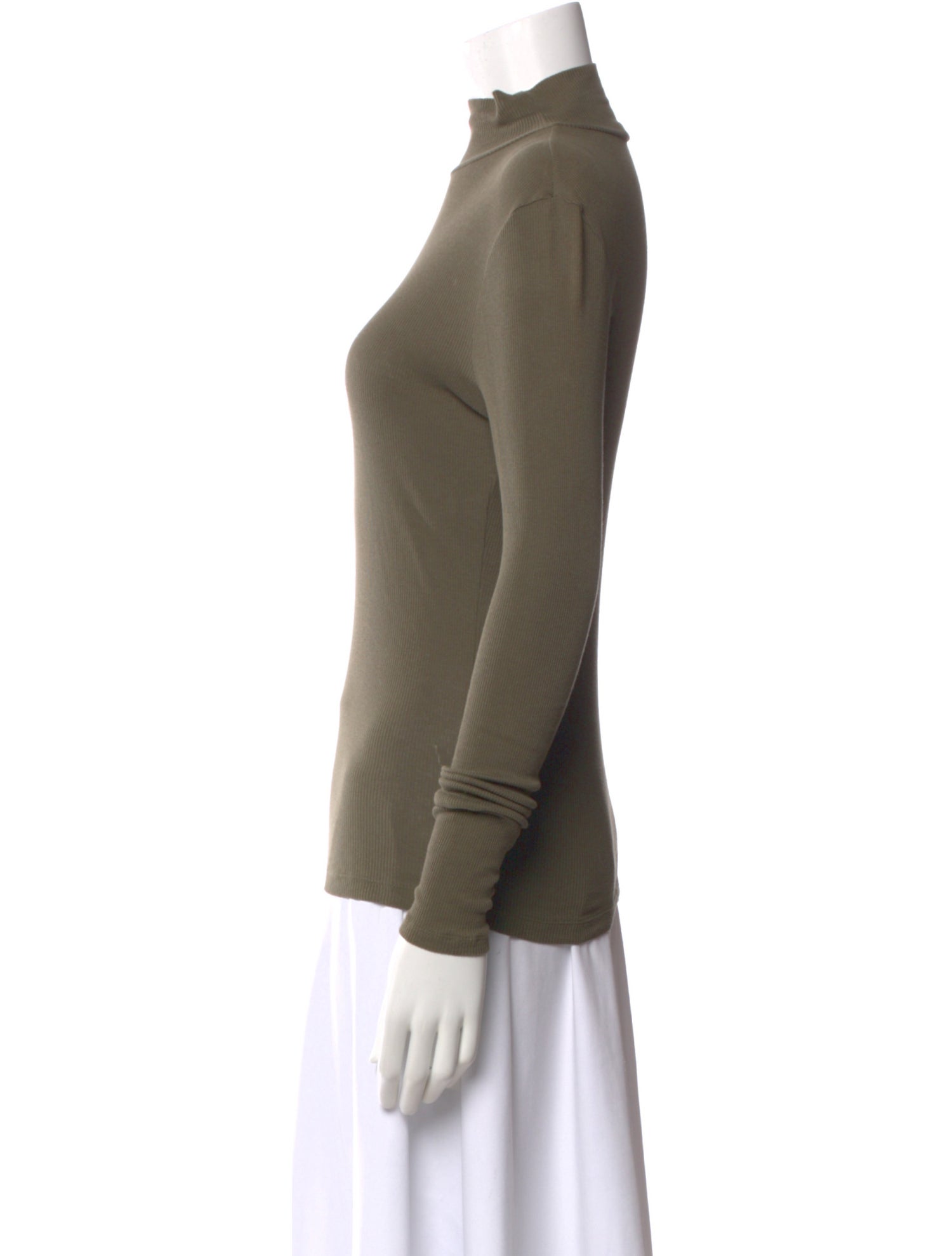 NINETY PERCENT Turtleneck Long Sleeve Top