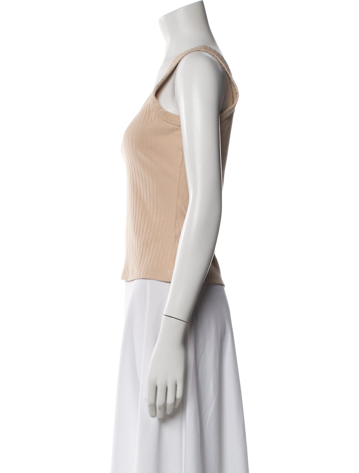 NINETY PERCENT One-Shoulder Sleeveless Top