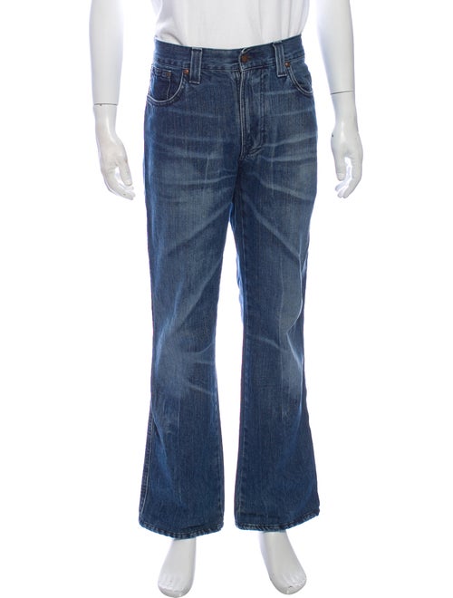 Nudie Bootcut Jeans Blue