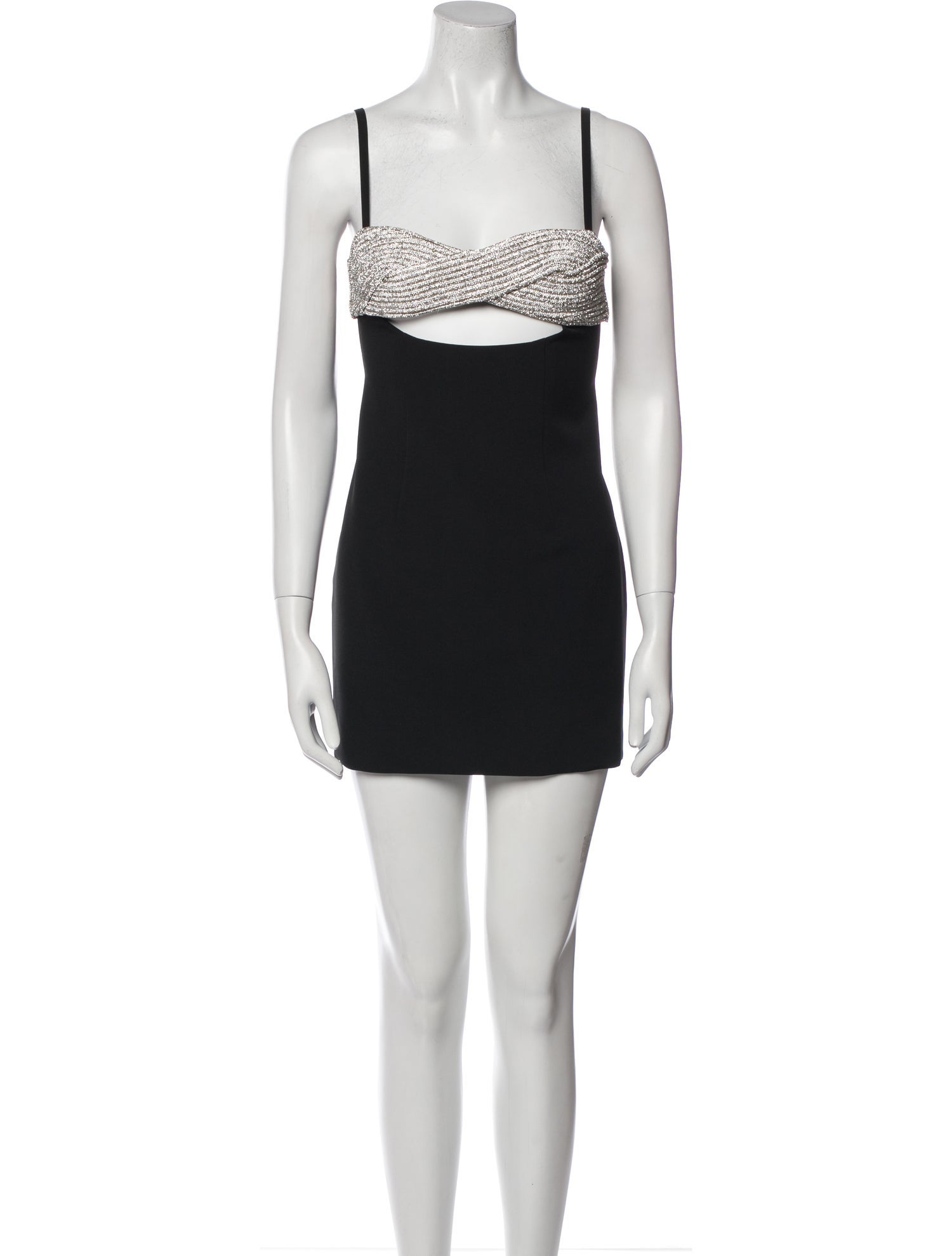 Nuè Square Neckline Mini Dress