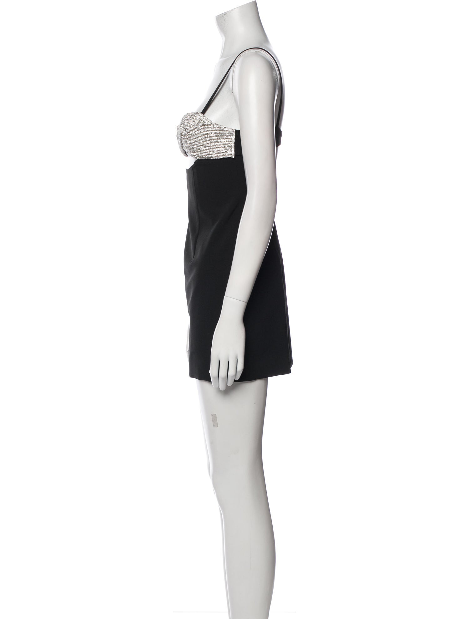 Nuè Square Neckline Mini Dress