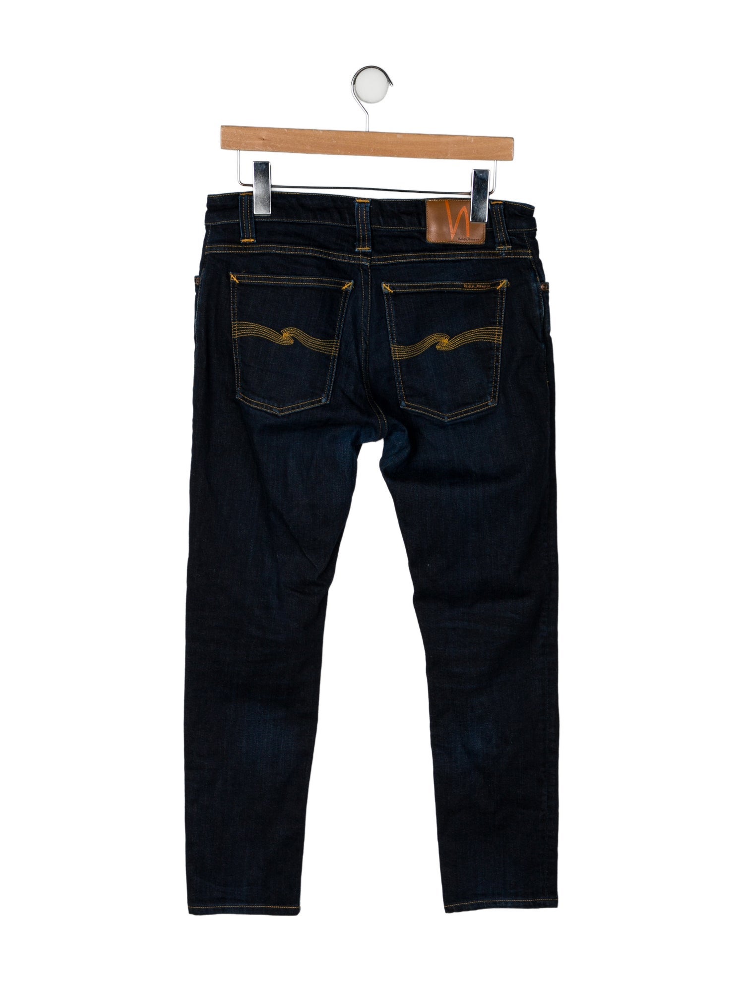 Nudie Jeans Co Mid-Rise Straight Leg Jeans