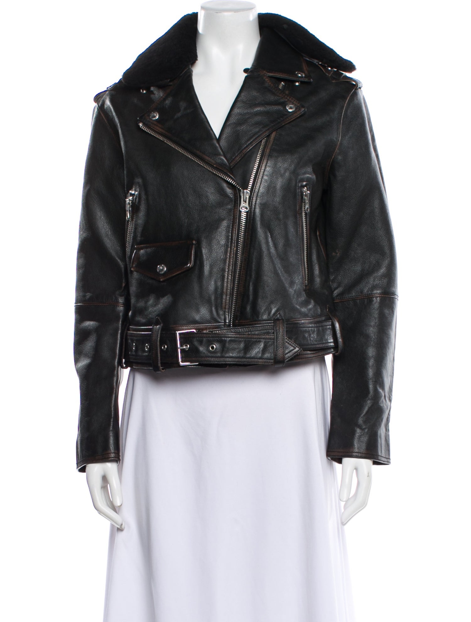 Nudie Jeans Co Leather Biker Jacket