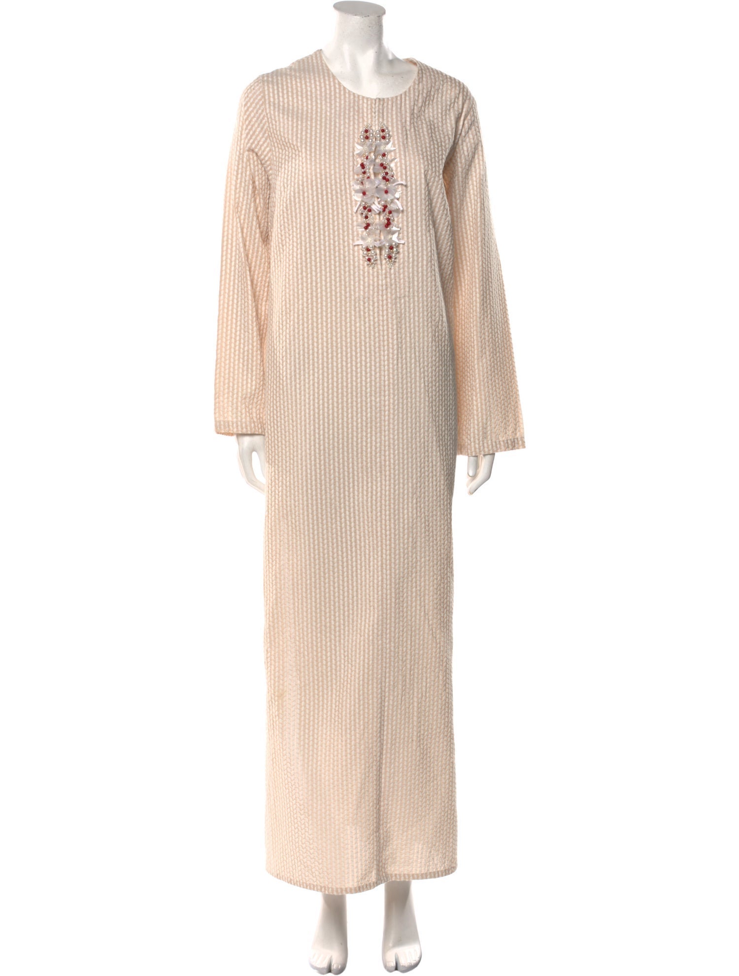 NUAIMI Crew Neck Long Dress