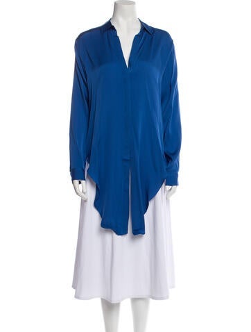 Nouvelle Amsale Tops V-Neck Long Sleeve Tunic M