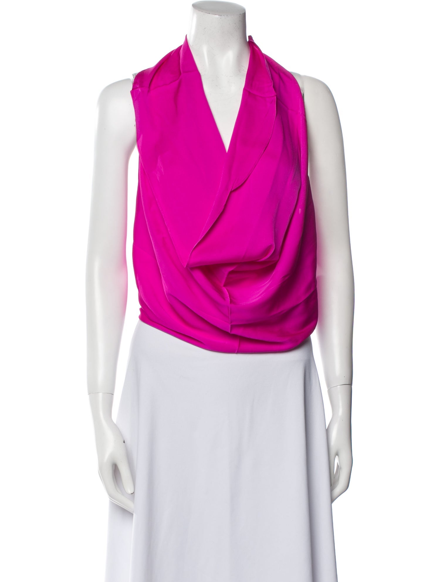 Nouvelle Amsale Silk Knee-Length Dress