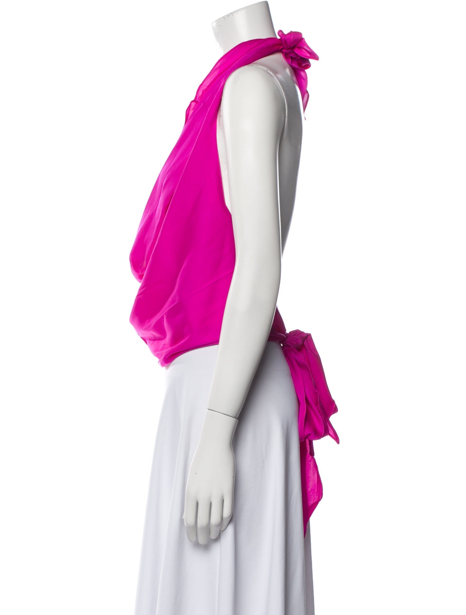 Nouvelle Amsale Silk Knee-Length Dress