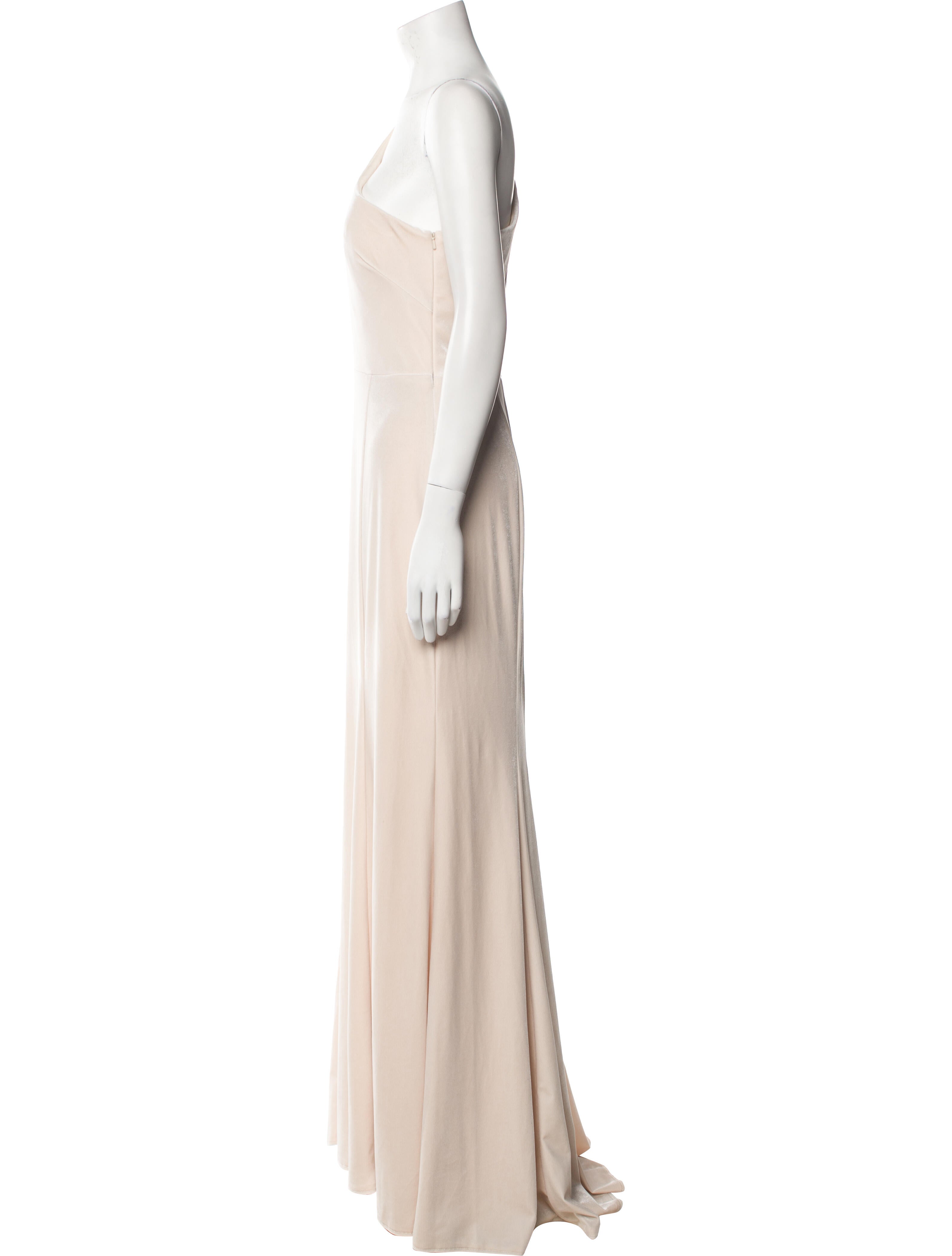 Nouvelle Amsale One-Shoulder Long Dress