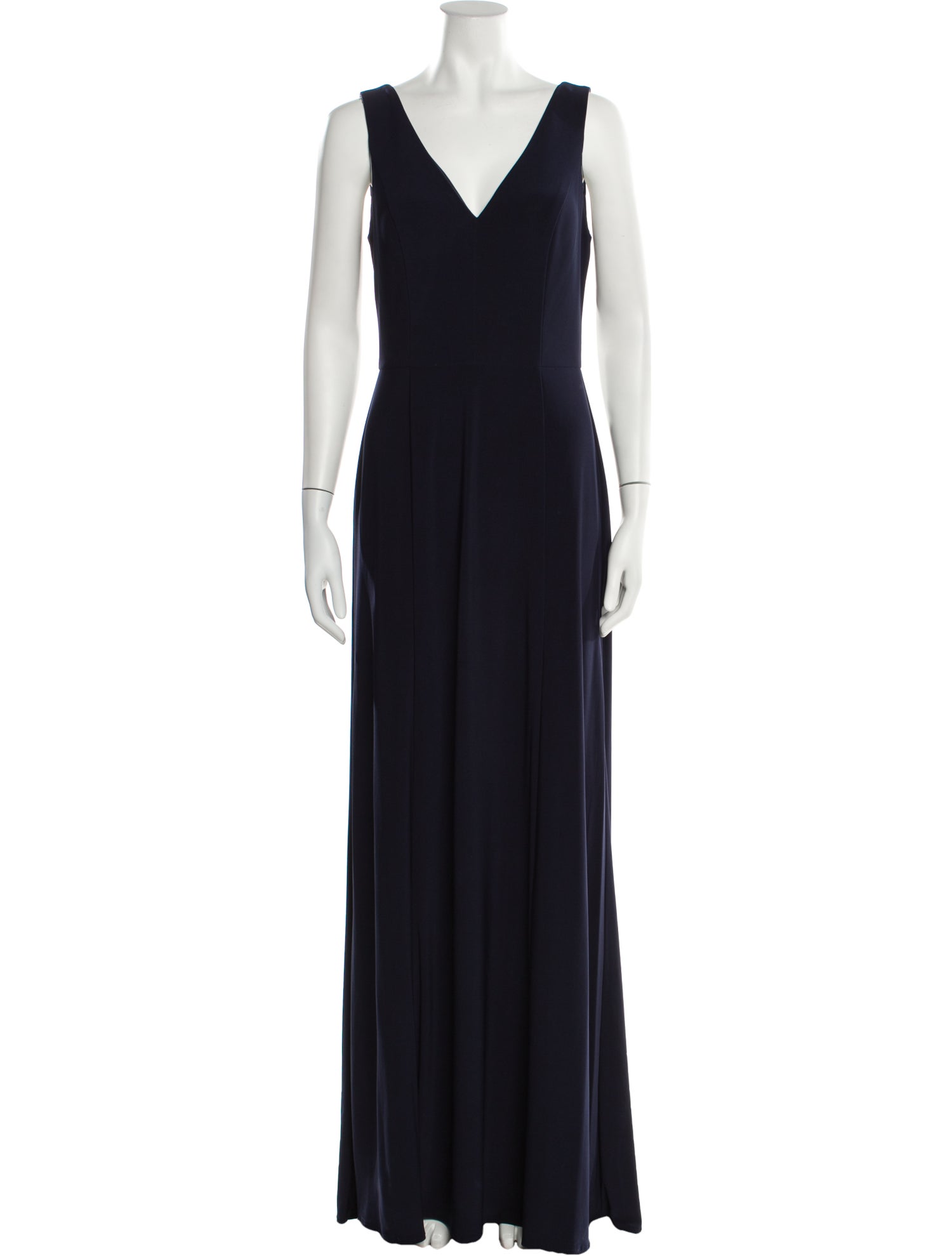 Nouvelle Amsale V-Neck Long Dress