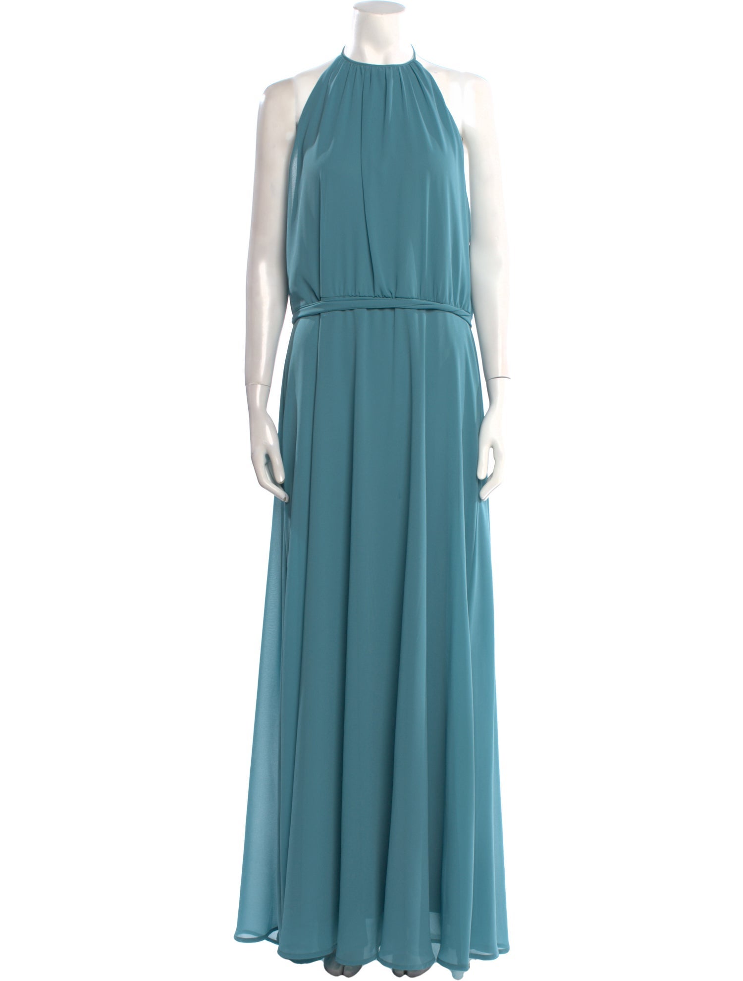 Nouvelle Amsale Halterneck Long Dress w/ Tags