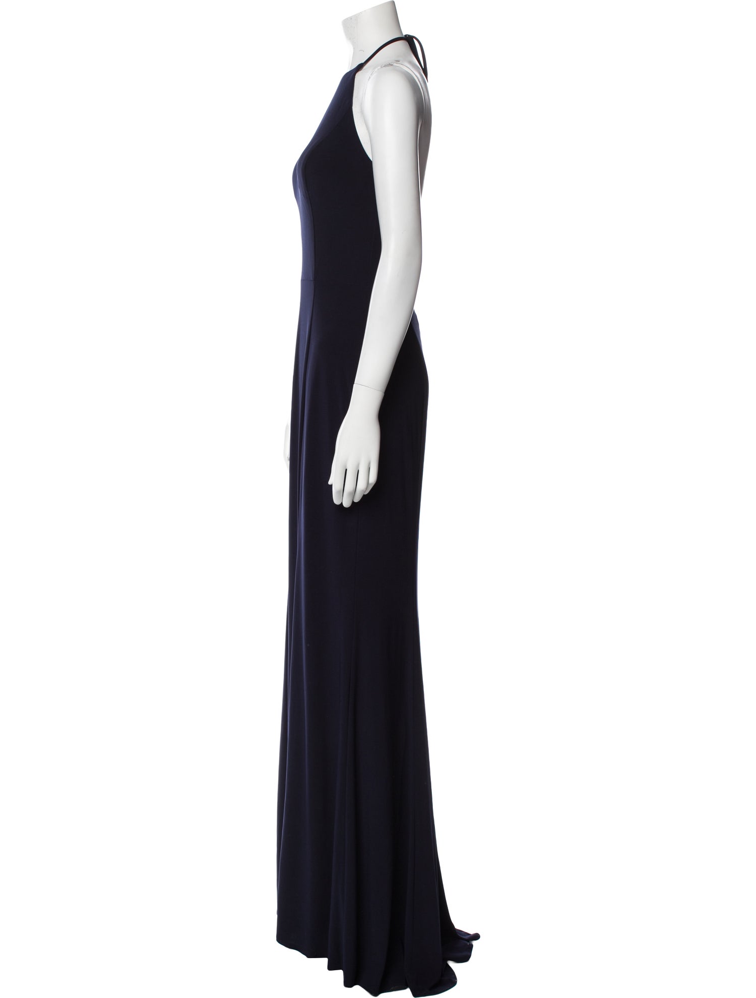 Nouvelle Amsale Halterneck Long Dress