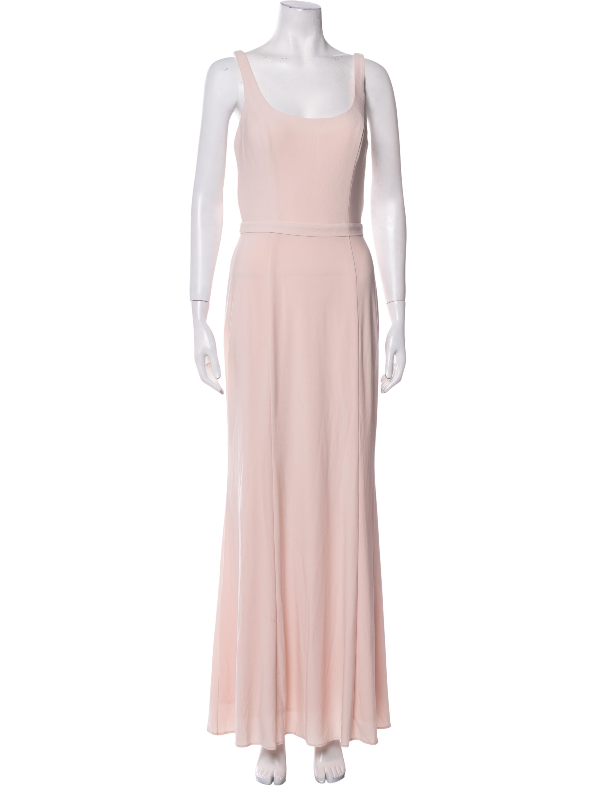 Nouvelle Amsale Scoop Neck Long Dress